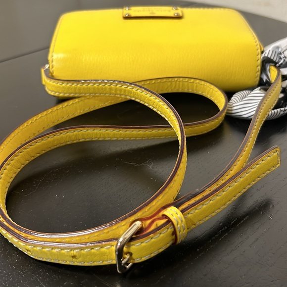 Kate Spade Crossbody Yellow Purse Natalie Wellesley Bag - Picture 8 of 12